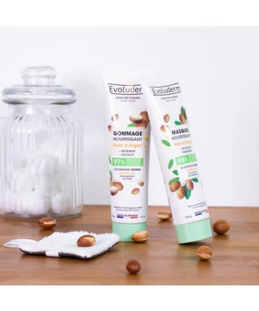  Evoluderm EVOLUDERM - Nourishing Argan Oil Mask - 150 ml - 98% Natural Origin - Vegan - Made in France - Buy Online on GoSupps.com