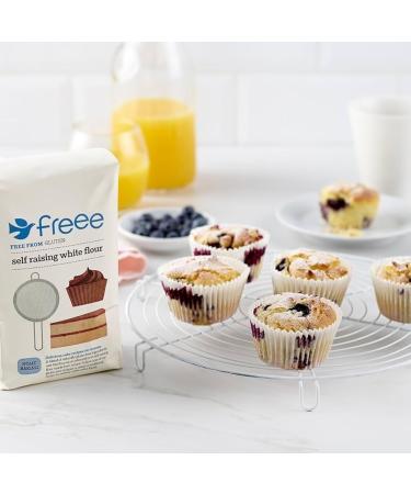 Freee Gluten Free Self Raising White Flour 1kg A blend of naturally gluten free flours Home Baking Free from Gluten Kosher - KLBD Parve For Make gluten free cakes - Buy Online on GoSupps.com