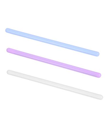 PRETYZOOM 3pi ces B tons De M lange Silicone pour Masques De Beaut Outils De Mixage Lotion Applicateurs Flexibles Et Couleur Assortie 13.8X0.6CM