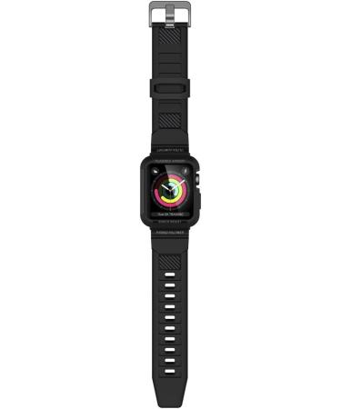 Spigen Rugged Armor Pro Apple Watch Band with Case 42mm Series 3/2/1 - Black - Buy Online on GoSupps.com