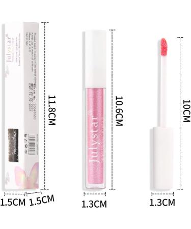 Julystar Polarized liquid eye shadow cosmetics shimmering monochromatic eye shadow cosmetics (04#) - Buy Online on GoSupps.com
