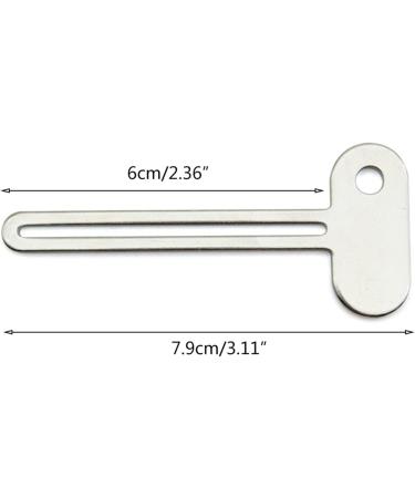 2 PCS Tube Toothpaste Thin Tube For Key Shape For Hand Cream Face Cleanser Mayonnaise Hand Cream Tube Keys - Buy Online on GoSupps.com