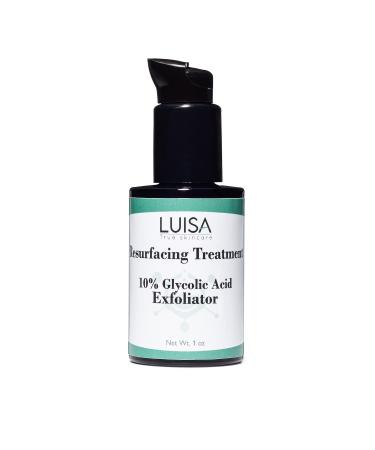 Glycolic Acid Peel 10%. Anti-aging Exfoliator Skincare Treatment For the Face.