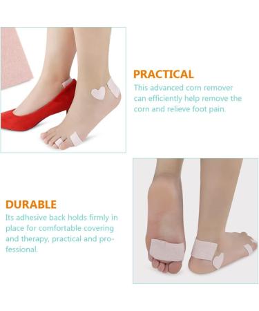 10-Pack Corn Cushions Foot Care Stickers - Breathable Corn Pads for Shoes (Pink) - Buy Online on GoSupps.com