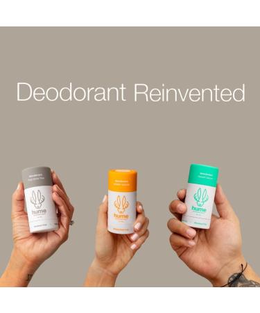 Hume Supernatural Aluminum Free Deodorant for Women & Men - Safe for Sensitive Skin - Probiotic Plant-Based Baking Soda Free Aloe & Cactus Flower Anti Sweat Stain & Odor - Amber Woods 1-Pack Amber Woods - 1 pack - Buy Online on GoSupps.com