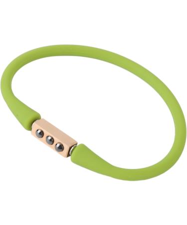 Shop Magnetic Balance Bracelet - Negative Ion Silicone for Men & Women | Adjustable Arthritis Relief Bangle - Ideal for Sports & Fitness (Green) - Buy Online on GoSupps.com