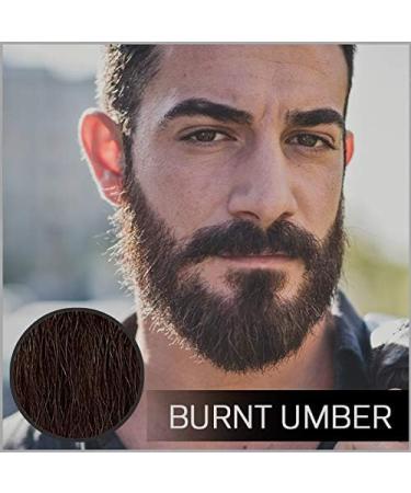 VOLT Grooming Instant Beard Color - Burnt Umber (Deep Dark Brown) - Smudge & Water Resistant Brush-On Color for Beard, Mustache, Eyebrows - 14 ml - Buy Online on GoSupps.com