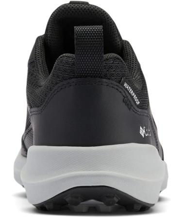 Columbia Hatana Waterproof Hiking Shoe - Big Kid (8-12 Years) | Size 6 | Black/White - Buy Online on GoSupps.com