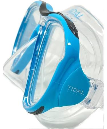 Tidal Mask - Advanced Anti Fog Scuba Diving Snorkel Mask for Adults | Wide-Angle Tempered Glass Lens | Aqua-Clear Skirt - Buy Online on GoSupps.com
