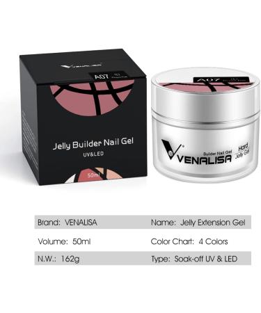 VENALISA Grey Pink Builder Gel 50g Kit for Nail Extension - UV Nail Polish for Manicure & Repair - Buy Online on GoSupps.com