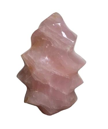 Natural Crystal Rough 120-150mm Natural Rose Quartz Decorations Crystals Flame Stone for healing1pc PEIQIYIN