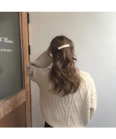 Tortoise Shell Cellulose Acetate Hair Barrettes - French Design 3 Pack - Buy Online on GoSupps.com