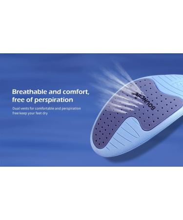 OUPOWER Soccer Football Cleat Insole Insert Gen3-Standard Thickness Blue Sky (US 9.5-10) - Enhanced Comfort and Support - Buy Online on GoSupps.com