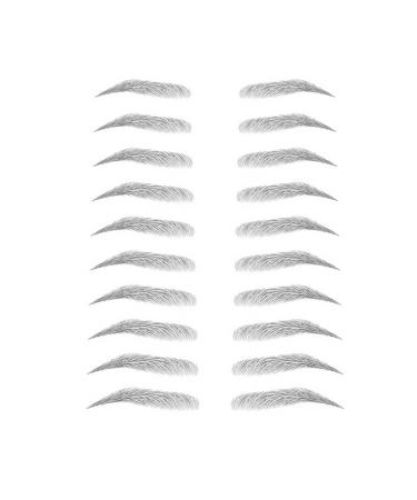 Stick On Eyebrows | Fake Eyebrows - 3D False Hair Like Peel Off Instant Transfer Brows For Women And Men Natural Strokes Shaping Aviere