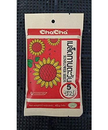 ChaCha Roasted Sunflower Seeds 5 Flavors 1.59 oz (Pack of 12)