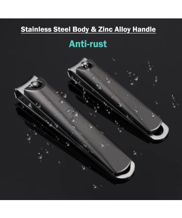 Mr. Do Nail Clippers Set - Ultra Sharp Stainless Steel Large & Small for Men & Women - Perfect for Thick Fingernails & Toenails - Professional Quality - Buy Online on GoSupps.com