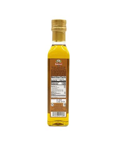 BASSO Black Truffle Oil 8.5oz - High Concentrate for Cooking Pasta, Pizza, and Risotto - Buy Online on GoSupps.com