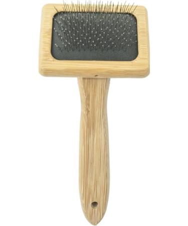 Cat Slicker Brush Wood Handle Comb for Shedding & Grooming Remove Loose Undercoat Tangled Hair Massage Brush Handle car Brush - Buy Online on GoSupps.com