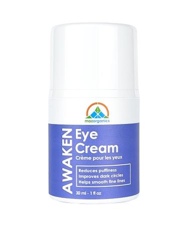 Eye Cream - Best Hydrating Eye Cream for Dark Circles and Puffiness | Under Eye Cream that Improves the Look of Fine Lines & Wrinkles | Awaken Tired Eyes (1fl.oz/30ml)