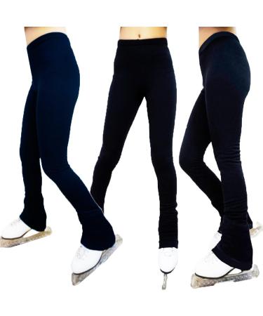 UniqGarb Figure Skating Training Pants - Polar Fleece Thermal | Black Blue Purple | UGSP2 for Girls & Women - Buy Online on GoSupps.com