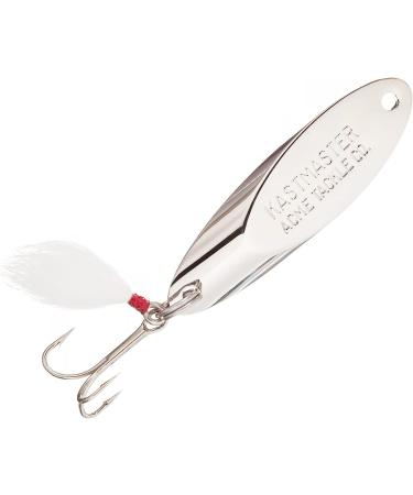 ACME Kastmaster 3/4 oz Chrome Lure with Bucktail Teaser and Treble Hook - Buy Online on GoSupps.com