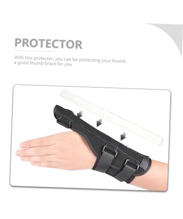 Yardwe Thumb Protector & Stabilizer Sleeve for Carpal Tunnel - Aluminum Shield Support for Hand & Thumb (24x9.5x1cm) - Black - Buy Online on GoSupps.com