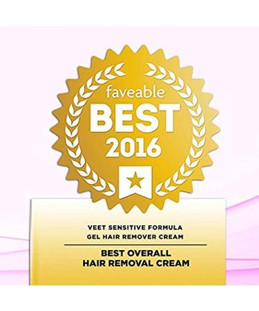 Veet Gel Hair Remover Cream Sensitive Formula 13.5 oz - Pack of 4 - Buy Online on GoSupps.com