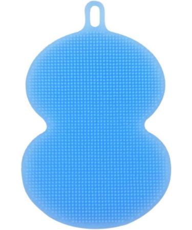Gleavi 3ST Silicone Washer for Dishwashers - Sky Blue Pot & Pan Cleaner Brush | Durable Sponge Bowl Cleaning Brush (1 Pack) - Buy Online on GoSupps.com