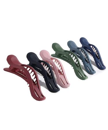 XYJJ 6-Piece Large Hair Clip Set | Strong Classic Barrettes for Thick Hair | Duck Beak Hair Clips for Women & Girls Hair Styling - Buy Online on GoSupps.com
