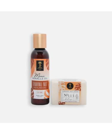 Tamanu Nut Duo - Oil & Soap 9.5oz - Natural Vegan Body Care From Hawaii