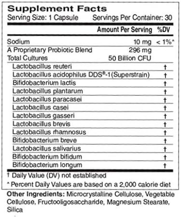 CardioTabs Advanced Probiotic w/ 50 Billion CFU Per Serving, Shelf Stable, Men's and Women's Probiotic Supplement to Stay Fit, 30 Capsules - Buy Online on GoSupps.com