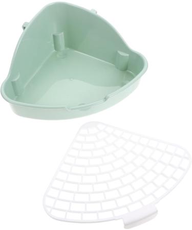 Kisangel 2pcs Box Rabbit Toilet Guinea Toilet Bunny Potty Trainer Cage Chinchilla Bins Animal Rabbit Potty Pp 25X20X10CMx2pcs Greenx2pcs - Buy Online on GoSupps.com