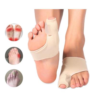 Bunion Corrector & Relief Kit - Treat Pain in Big Toe Joint, Hammer Toe, Hallux Valgus - Toe Separators, Straighteners, Splint - 1 Pair - Buy Online on GoSupps.com