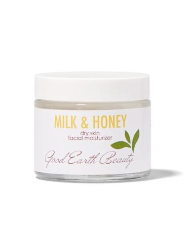 Good Earth Beauty Natural Facial Moisturizer Milk and Honey - for Dry Skin 2.3 Ounce