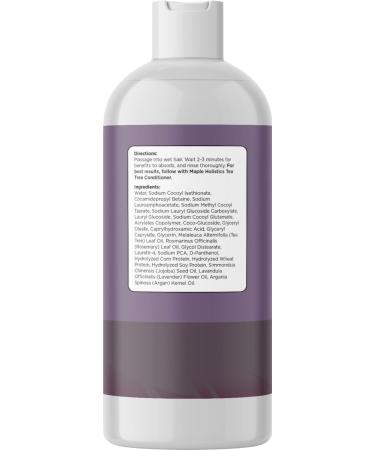 Tea Tree Oil Shampoo for Oily Hair - Paraben & Sulfate Free Clarifying Formula for Build Up & Dry Scalp - Purifying Aromatherapy for Greasy Hair - Buy Online on GoSupps.com