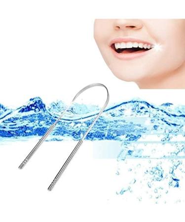 Premium Surgical Stainless Steel Tongue Scraper | 2-Pack Professional Tongue Brush for Healthy Oral Care & Fresh Breath - Buy Online on GoSupps.com