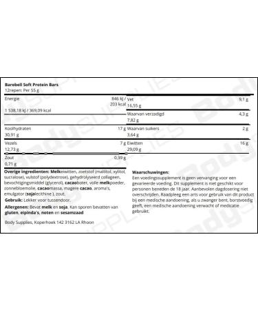 Barebell Soft Protein Bars 12 Banana Dream bars - Buy Online on GoSupps.com
