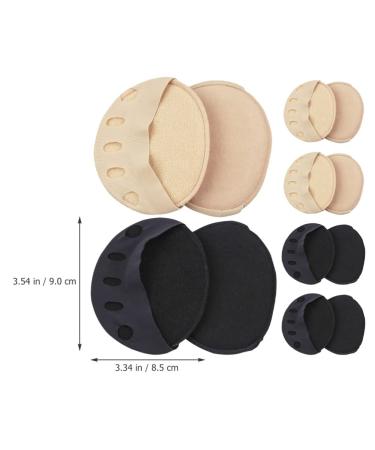 FOMIYES Forefoot Half Socks & Heel Protector Pads - 6 Pairs of Cushions for High Heels - Comfortable Insole Inserts for Women - Buy Online on GoSupps.com