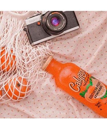 Calypso Lemonades 16 Ounce Glass Bottles 6 Pack (Southern Peach Lemonade) - Buy Online on GoSupps.com