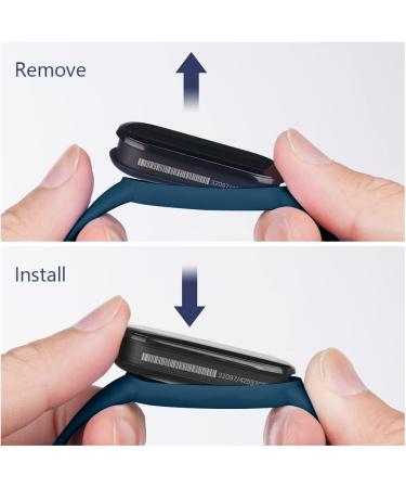 Buy Ainiv Adjustable Fitness Bracelets for Xiaomi Mi Band 3/4/5/6/7/8 - Waterproof Silicone/Nylon/Stainless Steel - 3-Pack in Black/Gray/Blue - Buy Online on GoSupps.com