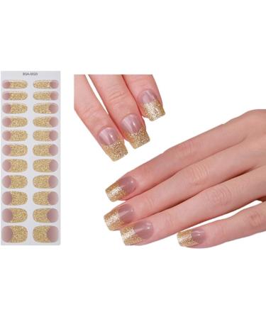 Ruarby French False Nails Stick on Nail Short Square Gradient Press on Nail DIY Art Accessories Display for Personal Style C39D29 - Buy Online on GoSupps.com