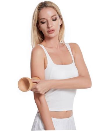 Wooden Handheld Massage Cup - Body Sculpting Tool for Muscle Soreness Relief | International Shipping - Buy Online on GoSupps.com