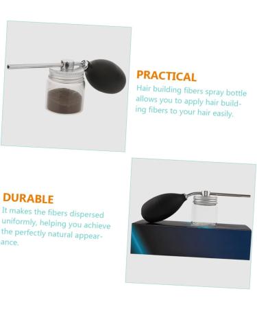 Portable Hair Fiber Powder Dispenser Convenient Powder Sprayer for Bottle Applicator for Hair Loss and Thinning Hair - Buy Online on GoSupps.com