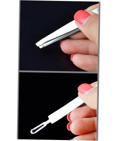 Didiseaon 1pc Lash Stainless Steel Eyebrow Makeup Clip Eyebrow Trimming medium Silver - Buy Online on GoSupps.com