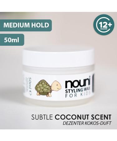 Niuni Hair Wax for Children & Toddlers - Paraben-Free Vegan Sensitive Styling Wax with Coconut Fragrance - Made in Germany - 50ml - Buy Online on GoSupps.com