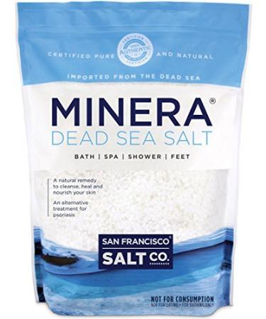 Minera Dead Sea Salt 19 lbs. Coarse - 100% Pure and Authentic. Natural Treatment for Psoriasis, Eczema, Acne and More 19 Pound (Pack of 1)