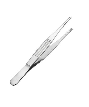 Blunt Tip Tweezers - Surgical Stainless Steel for Eyebrows Facial Hair and Ingrown hair