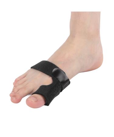 Toe Brace, Multi Adhesive Toe Fracture Fixator, Hallux Valgus Correction Splints, Toe Protectors Support Brace for Men Women(Black)