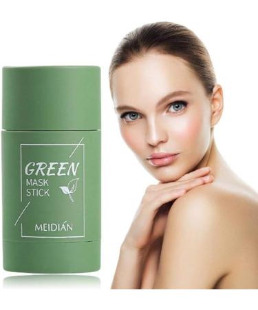 ikasus Green Tea Purifying Clay Stick Mask Green Tea Stick Deep Cleansing Oil Control Facial Mask Eggplant AntiAcne Cleansing Solid Mask Blackhead Remover Fine Solid Mask Pores Shrink 2 Pcs Green - Buy Online on GoSupps.com