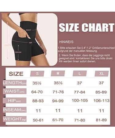 ACTINPUT Women's High Waist Cycling Shorts with Pockets - Opaque Yoga Leggings Short Sports Pants in Black - Comfortable & Stylish Hotpants - Buy Online on GoSupps.com